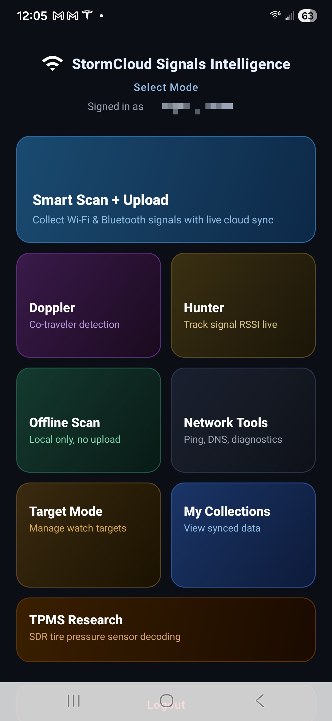 StormCloud app screenshot 2